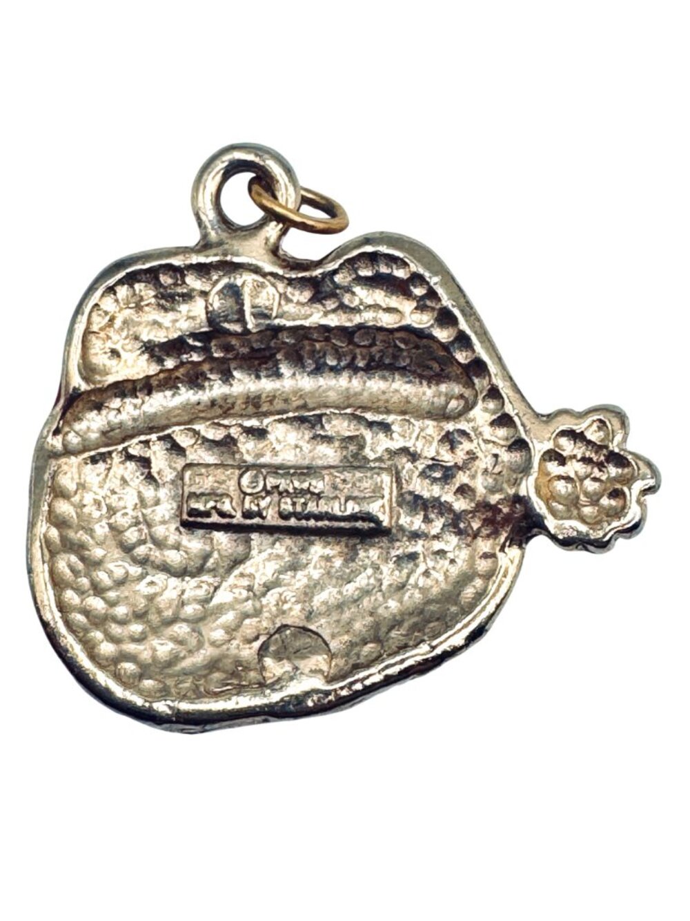 Garfield Santa Hat Enamel Metal Charm Vintage Retro Holiday Pendant Collectible - Picture 3 of 6